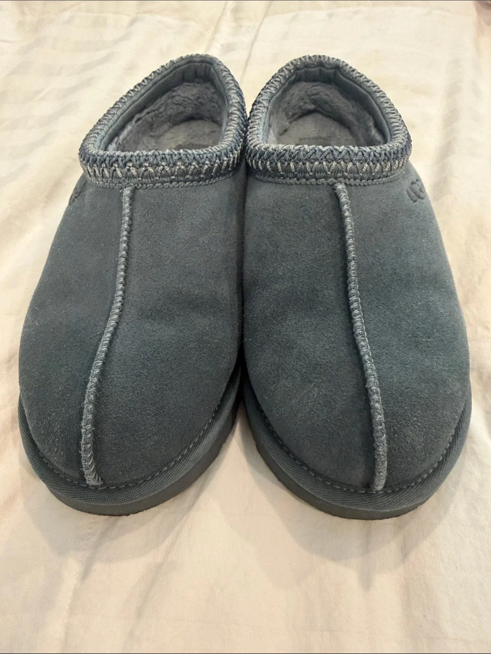 UGG Men's Navy Suede Slip-On Moccasin